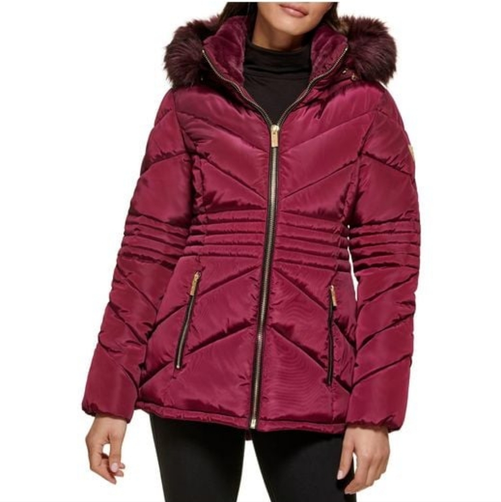 GUESS Women's midweight puffer jacket NWT